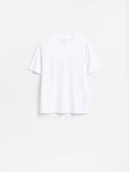 Футболка Reserved из лиоцела белая