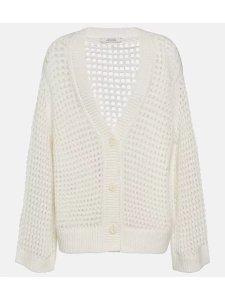 Cardigan Dorothee Schumacher de lână alb