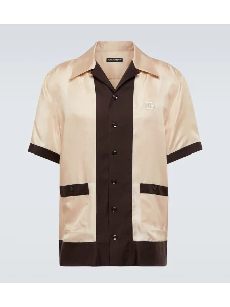 Svilena srajca Dolce&gabbana z avtogramom