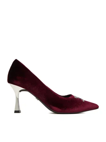 Туфли Juicy Couture на шпильке бордовые