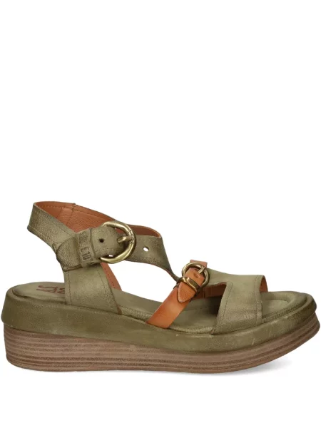 Sandale A.s.98 cu cataramă verde