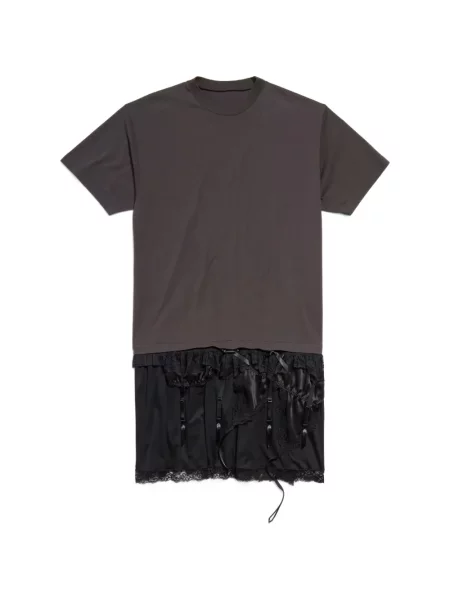 Rochie tip cămașă Balenciaga gri