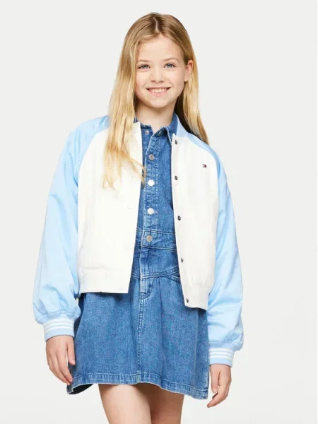 Tommy Hilfiger Geacă bomber Varsity albastru