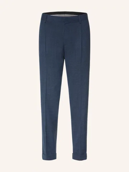 Strellson Oblekové Kalhoty Relaxed Fit dark blue modré