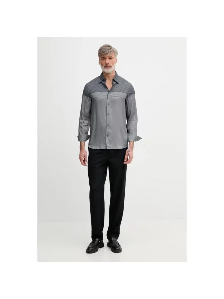 Armani Exchange koszula z niebieska