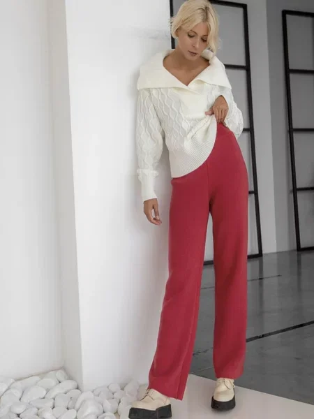 Штани повсякденні TrikoBakh червоний