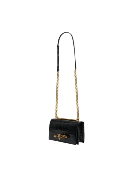 Torebka Alexander Mcqueen skórzana czarna