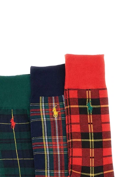Флийс кариран шал Polo Ralph Lauren с ресни зелено
