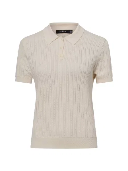 Lauren Ralph Lauren koszulka polo Kobiety jednolity S beżowy