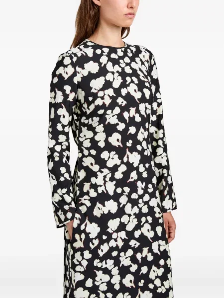Rochie Proenza Schouler White Label cu model floral de costum alb