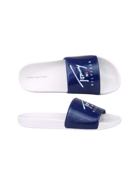 Sandale Tommy Hilfiger s printom plava