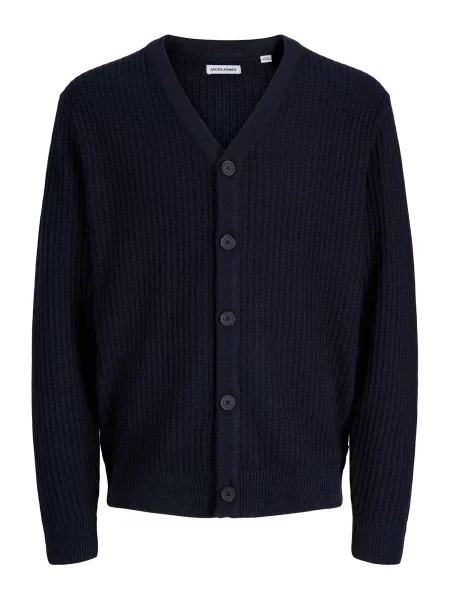 JACK & JONES Kardigan JJSAGE noční modrá