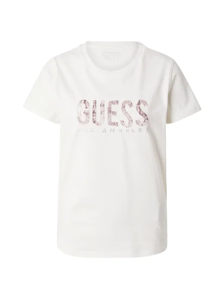 Guess Tricou alb