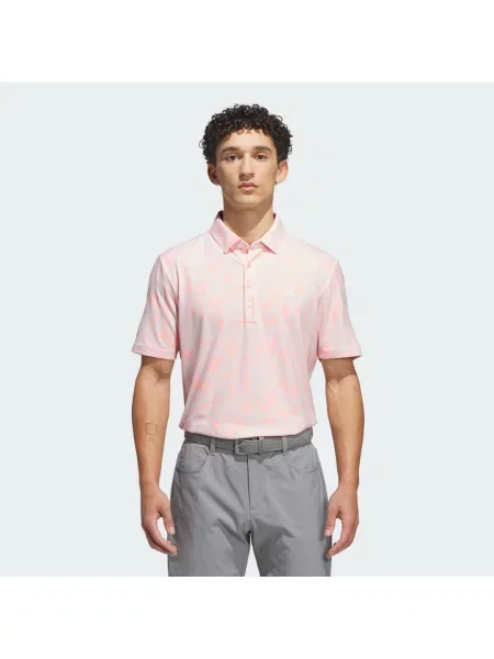 KOSZULKA POLO CLIMACOOL BUTTERSPUN MIGHTY BLOSSOM PRINT różowa