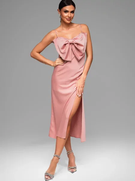 Rochie de seară Edoti roz