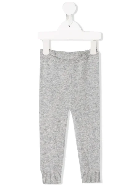 Legginsy dziecięce Bonpoint szare