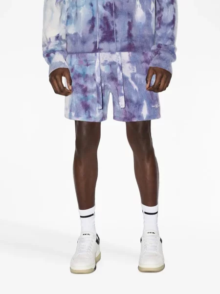Megztos tie-dye šortai Amiri kaklaraiščiai