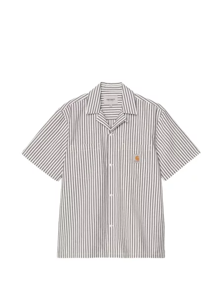 Cămașă Carhartt Wip cu dungi alb