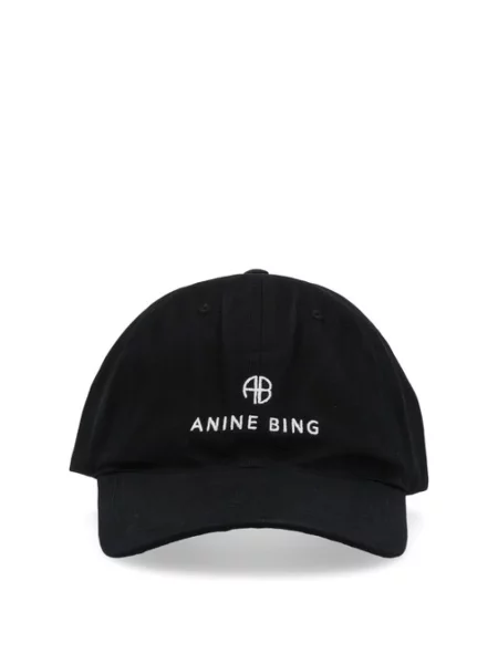Czapka z daszkiem Anine Bing czarna