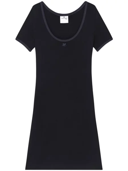 Rochie mini Courreges de costum negru