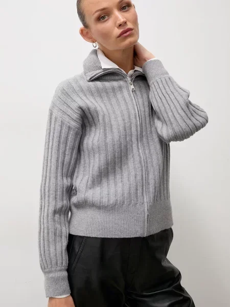Answear.LAB cardigan pentru femei cu vâscoză gri