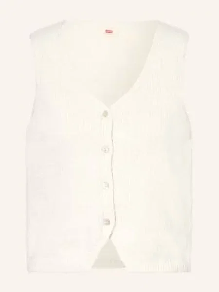 Levi's® Kamizelka Z Dzianiny weiss biała