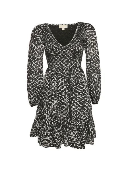 Rochie mini Michael Michael Kors cu broderie de costum mini negru