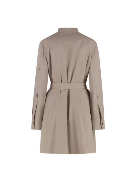Sukienka mini Givenchy popelinowa beżowa