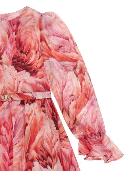 Sukienka dziecięca Roberto Cavalli różowa