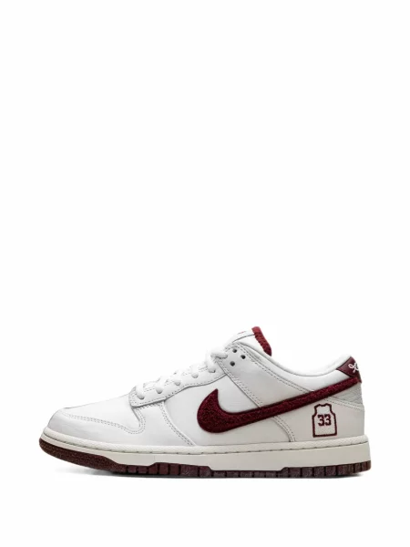 Sneakerși Nike Dunk retro din fleece alergare alb