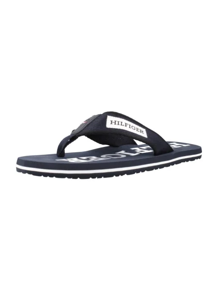 Olcsóbban. Férfi flop-flop papucs Tommy Hilfiger Patch Beach Sandal desert sky. Méret: 40 EU kék