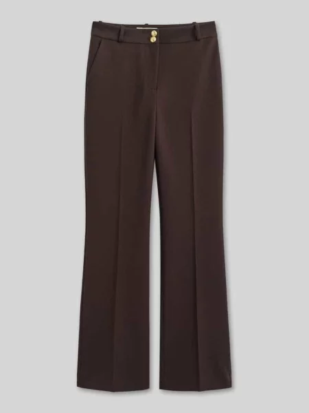 Krój slim fit wąskie spodnie z dodatkiem Gant