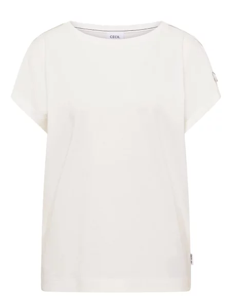 CECIL Tricou alb