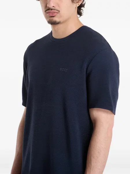 Tricou Boss cu autograf albastru