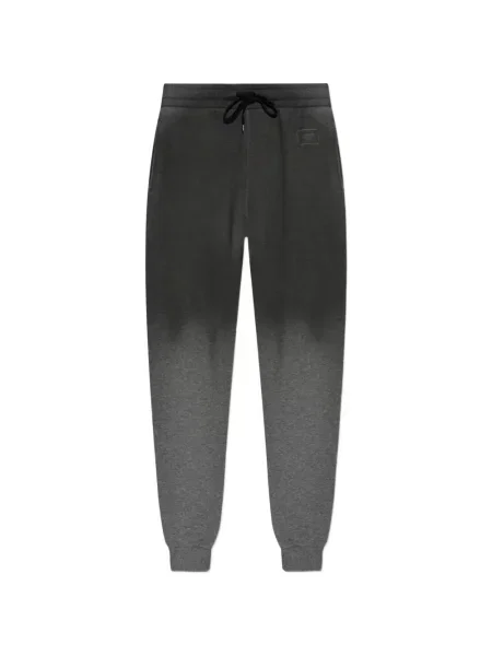 Běžecké kalhoty Moschino s autogramem šedé