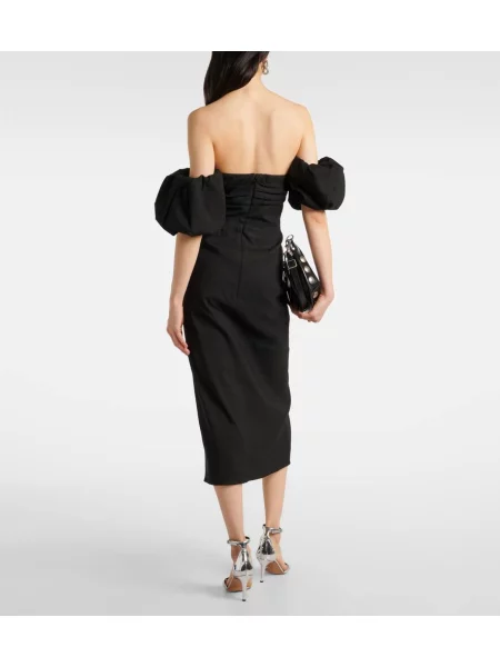 Rochie midi Isabel Marant până la genunchi de costum negru