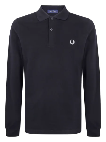 Polo Fred Perry cu broderie negru