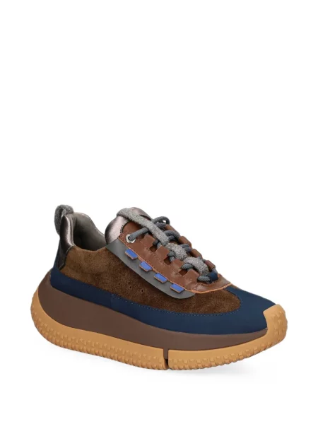Sneakerși 4ccccees din piele de căprioară maro