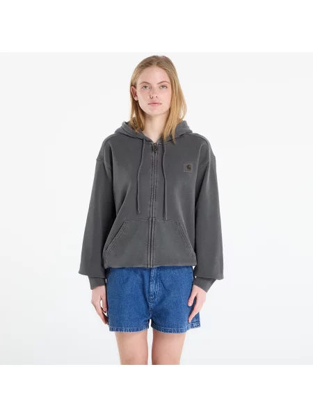 Sweatshirt Carhartt WIP Hooded Nelson Jacket UNISEX Black M negru