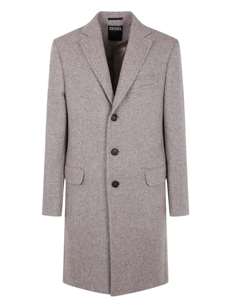 Palton Zegna de lână cu rever