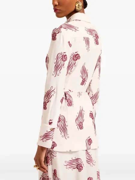 Cămașă La Doublej cu model floral cu imagine