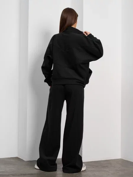 Спортивний костюм ISSA Plus комбінований верх чорний