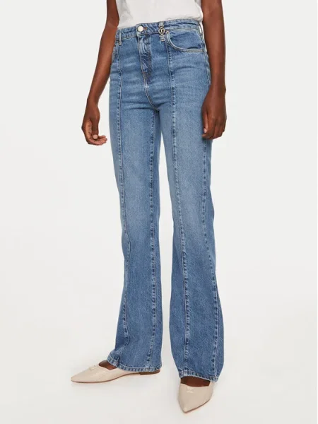 TWINSET Blugi Straight Fit albastru