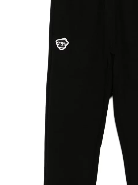 Kalhoty Aape By *a Bathing Ape® se záplatami černé