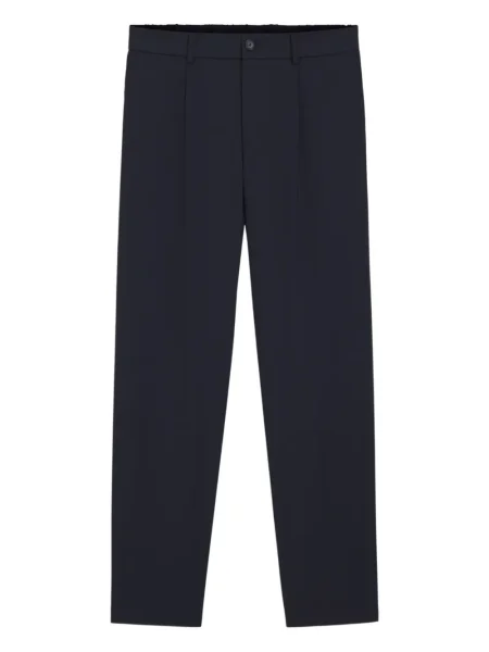 Pantaloni Boss plisate albastru