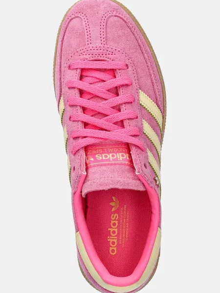 Замшевые кроссовки Adidas Originals розовые