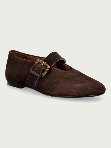 Vagabond Shoemakers balerini din piele întoarsă ALEYA maro