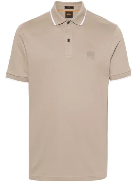 Tricou polo Boss cu autograf
