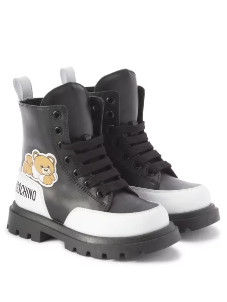 Μποτάκια αστραγάλου Moschino μαύρο
