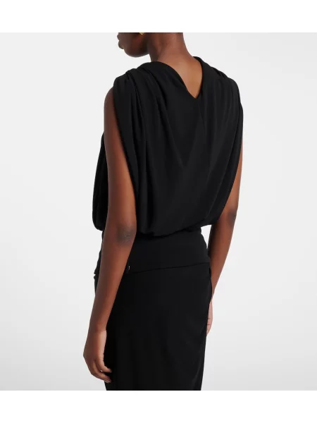 Top Sportmax drapat negru